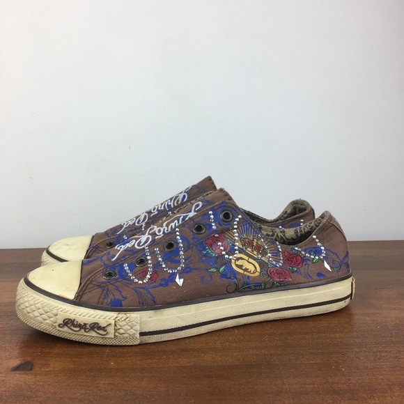 Marc Ecko Shoes - Rhino Red Marc Ecko Chalsie Hailee Women’s Sneakers Brown Rhinestones Size 7.5.